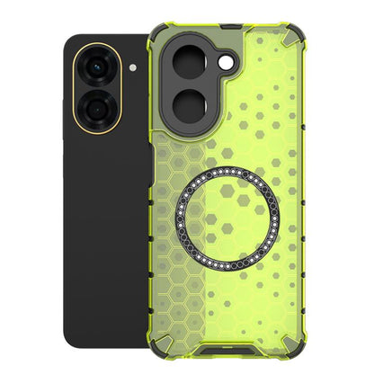 Honeycomb Magnetic Ring Shockproof Phone Case, For Redmi 15 5G / 4G EU 171mm, For Redmi 15C 5G / 4G Global 171mm, For Redmi A5 4G 171.7mm / Poco C71, For Redmi K80 Pro 5G / Poco F7 Ultra