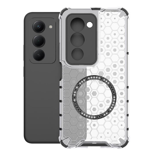 Honeycomb Magnetic Ring Shockproof Phone Case, For Redmi 15 5G / 4G EU 171mm, For Redmi 15C 5G / 4G Global 171mm, For Redmi A5 4G 171.7mm / Poco C71, For Redmi K80 Pro 5G / Poco F7 Ultra