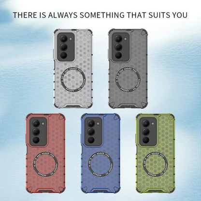 Honeycomb Magnetic Ring Shockproof Phone Case, For Redmi 15 5G / 4G EU 171mm, For Redmi 15C 5G / 4G Global 171mm, For Redmi A5 4G 171.7mm / Poco C71, For Redmi K80 Pro 5G / Poco F7 Ultra