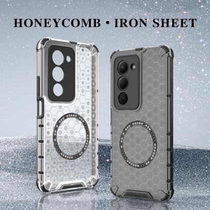 Honeycomb Magnetic Ring Shockproof Phone Case, For Redmi 15 5G / 4G EU 171mm, For Redmi 15C 5G / 4G Global 171mm, For Redmi A5 4G 171.7mm / Poco C71, For Redmi K80 Pro 5G / Poco F7 Ultra
