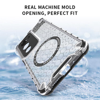 Honeycomb Magnetic Ring Shockproof Phone Case, For Redmi 15 5G / 4G EU 171mm, For Redmi 15C 5G / 4G Global 171mm, For Redmi A5 4G 171.7mm / Poco C71, For Redmi K80 Pro 5G / Poco F7 Ultra