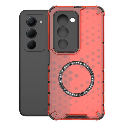 Honeycomb Magnetic Ring Shockproof Phone Case