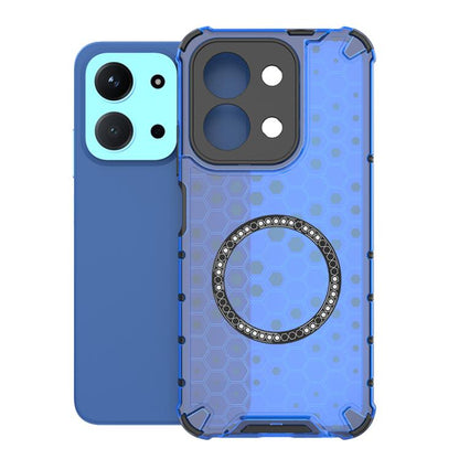 Honeycomb Magnetic Ring Shockproof Phone Case, For Redmi 15 5G / 4G EU 171mm, For Redmi 15C 5G / 4G Global 171mm, For Redmi A5 4G 171.7mm / Poco C71, For Redmi K80 Pro 5G / Poco F7 Ultra