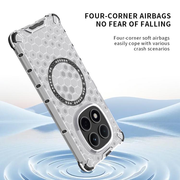 Honeycomb Magnetic Ring Shockproof Phone Case