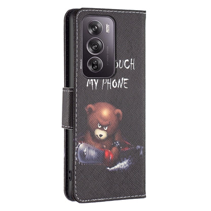 Colored Drawing Pattern Leather Phone Case