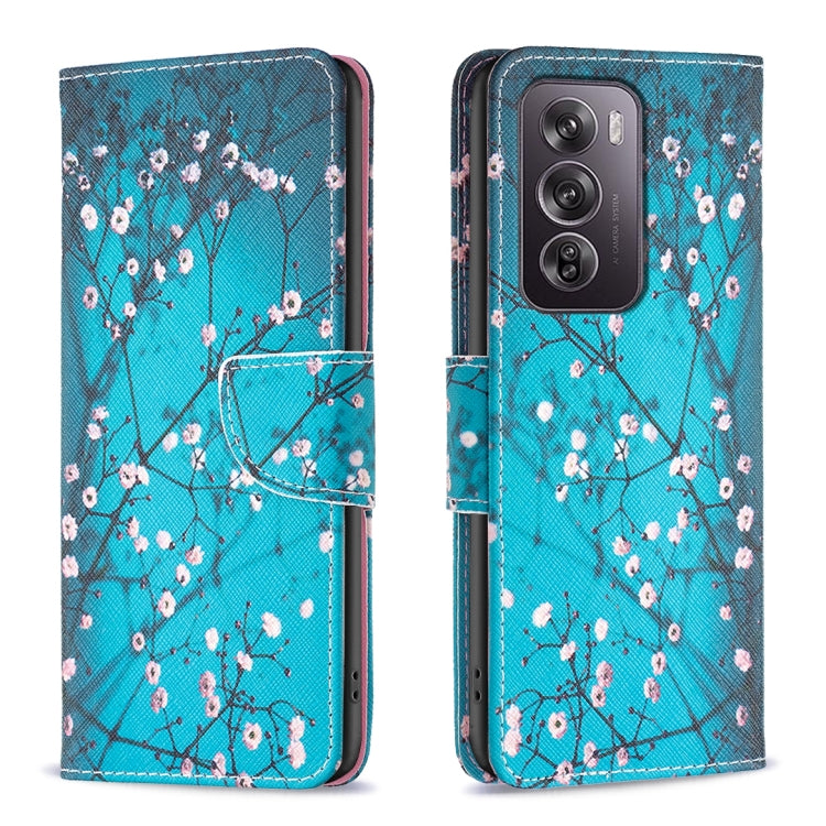 Colored Drawing Pattern Leather Phone Case