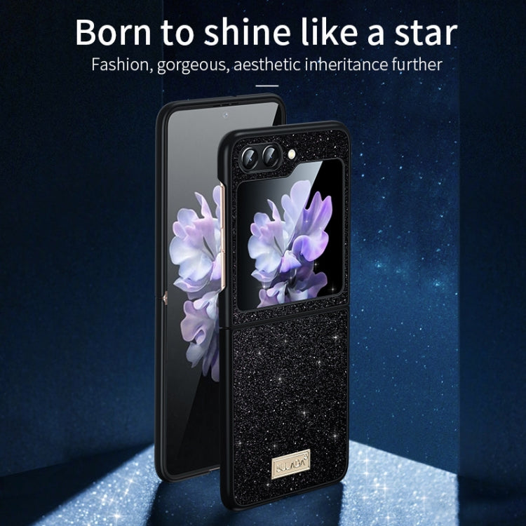 SULADA Shockproof TPU + Handmade Leather Phone Case, For Samsung Galaxy Z Flip6 / Flip7 FE