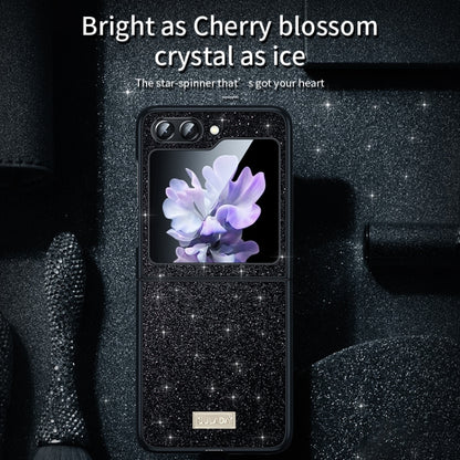 SULADA Shockproof TPU + Handmade Leather Phone Case, For Samsung Galaxy Z Flip6 / Flip7 FE