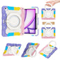Armor Portable Rotating Ring Holder Silicone Tablet Case with Pen Slot, For iPad Air 13 2024 / 2025 / 2026, For iPad Air 11 2024 / 2025 / 2026, For iPad Pro 13 2025 / 2024, For iPad Pro 11 2025 / 2024