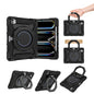 Armor Portable Rotating Ring Holder Silicone Tablet Case with Pen Slot, For iPad Air 13 2024 / 2025 / 2026, For iPad Air 11 2024 / 2025 / 2026, For iPad Pro 13 2025 / 2024, For iPad Pro 11 2025 / 2024