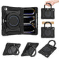 Armor Portable Rotating Ring Holder Silicone Tablet Case with Pen Slot, For iPad Air 13 2024 / 2025 / 2026, For iPad Air 11 2024 / 2025 / 2026, For iPad Pro 13 2025 / 2024, For iPad Pro 11 2025 / 2024