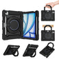 Armor Portable Rotating Ring Holder Silicone Tablet Case with Pen Slot, For iPad Air 13 2024 / 2025 / 2026, For iPad Air 11 2024 / 2025 / 2026, For iPad Pro 13 2025 / 2024, For iPad Pro 11 2025 / 2024