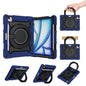 Armor Portable Rotating Ring Holder Silicone Tablet Case with Pen Slot, For iPad Air 13 2024 / 2025 / 2026, For iPad Air 11 2024 / 2025 / 2026, For iPad Pro 13 2025 / 2024, For iPad Pro 11 2025 / 2024