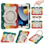 Armor Portable Rotating Ring Holder Silicone Tablet Case with Pen Slot, For iPad mini 6 / mini 2024, For iPad 2022, For iPad 10.2 2019 / 2020 / 2021