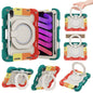 Armor Portable Rotating Ring Holder Silicone Tablet Case with Pen Slot, For iPad mini 6 / mini 2024, For iPad 2022, For iPad 10.2 2019 / 2020 / 2021
