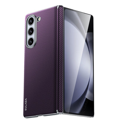 SULADA 600D Kevlar Texture PC Shockproof Phone Case, For Samsung Galaxy Z Fold6, For Samsung Galaxy Z Fold5, For Samsung Galaxy Z Fold4