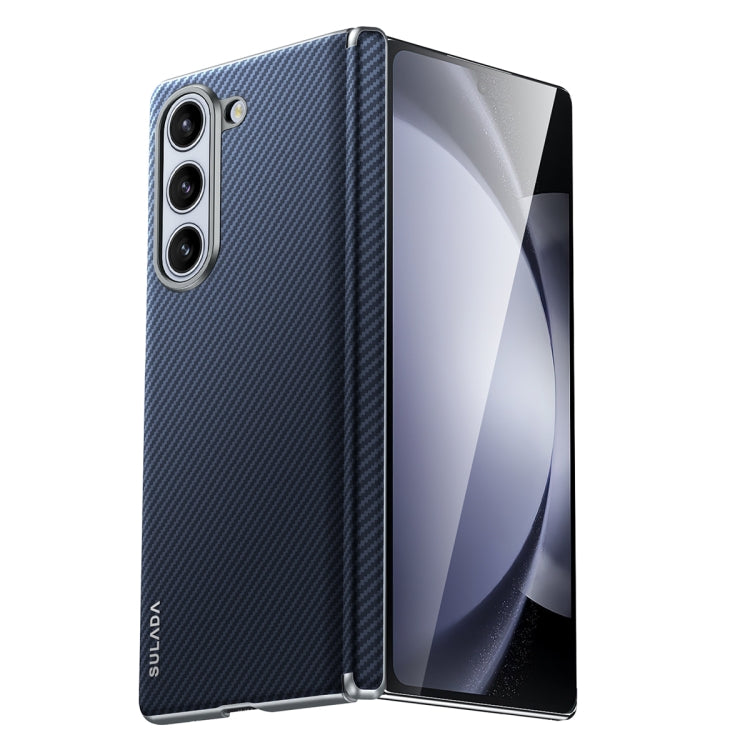 SULADA 600D Kevlar Texture PC Shockproof Phone Case, For Samsung Galaxy Z Fold6, For Samsung Galaxy Z Fold5, For Samsung Galaxy Z Fold4