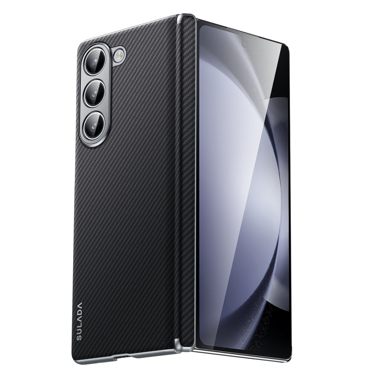SULADA 600D Kevlar Texture PC Shockproof Phone Case, For Samsung Galaxy Z Fold6, For Samsung Galaxy Z Fold5, For Samsung Galaxy Z Fold4