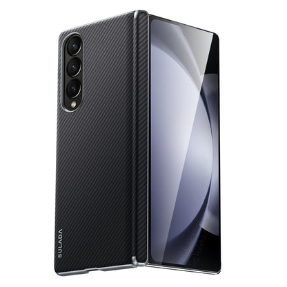 SULADA 600D Kevlar Texture PC Shockproof Phone Case, For Samsung Galaxy Z Fold6, For Samsung Galaxy Z Fold5, For Samsung Galaxy Z Fold4