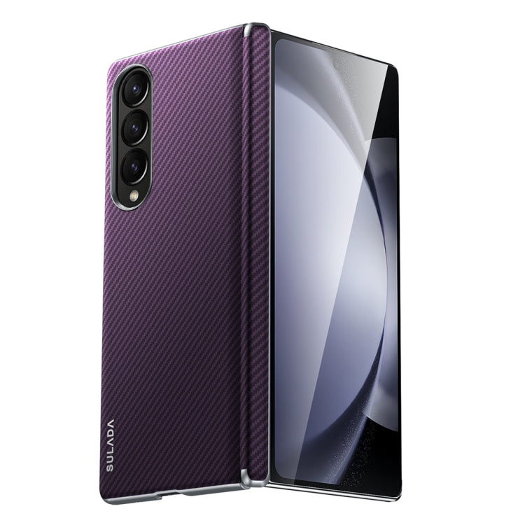SULADA 600D Kevlar Texture PC Shockproof Phone Case, For Samsung Galaxy Z Fold6, For Samsung Galaxy Z Fold5, For Samsung Galaxy Z Fold4