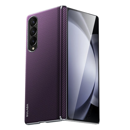 SULADA 600D Kevlar Texture PC Shockproof Phone Case, For Samsung Galaxy Z Fold6, For Samsung Galaxy Z Fold5, For Samsung Galaxy Z Fold4