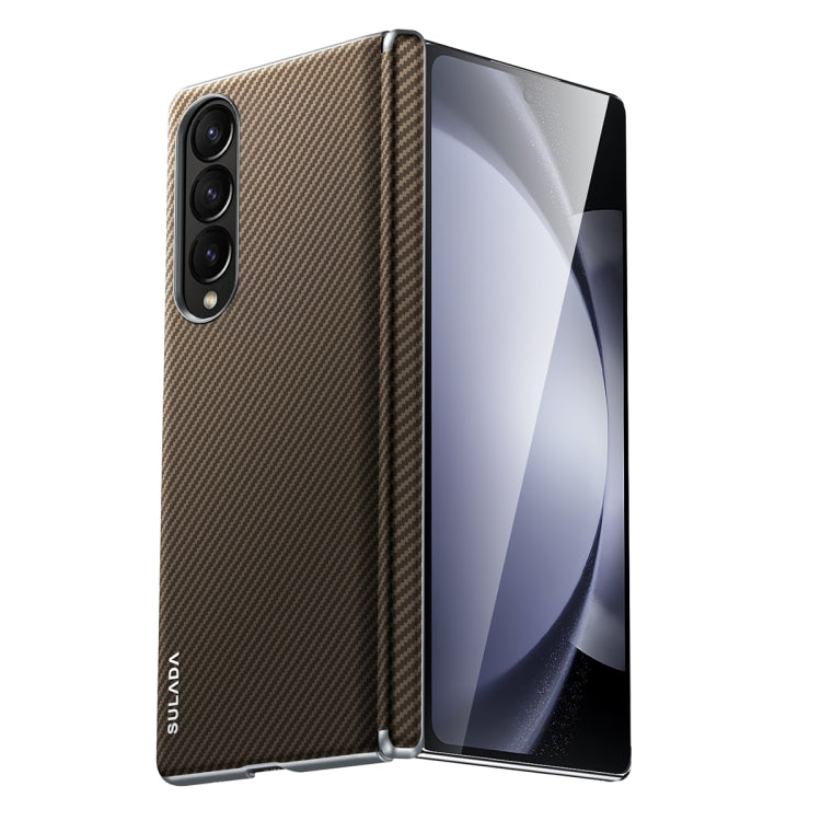 SULADA 600D Kevlar Texture PC Shockproof Phone Case, For Samsung Galaxy Z Fold6, For Samsung Galaxy Z Fold5, For Samsung Galaxy Z Fold4