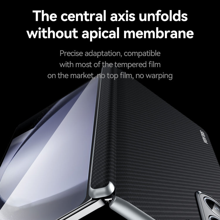 SULADA 600D Kevlar Texture PC Shockproof Phone Case, For Samsung Galaxy Z Fold6, For Samsung Galaxy Z Fold5, For Samsung Galaxy Z Fold4