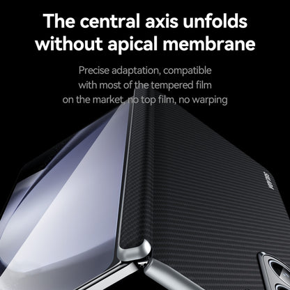 SULADA 600D Kevlar Texture PC Shockproof Phone Case, For Samsung Galaxy Z Fold6, For Samsung Galaxy Z Fold5, For Samsung Galaxy Z Fold4