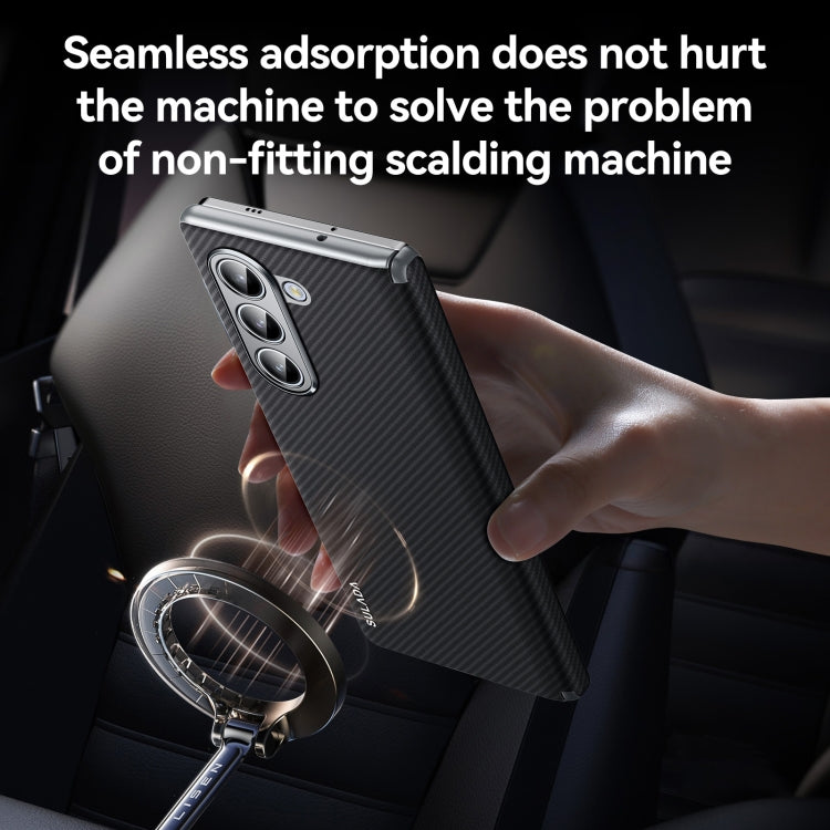 SULADA 600D Kevlar Texture PC Shockproof Phone Case, For Samsung Galaxy Z Fold6, For Samsung Galaxy Z Fold5, For Samsung Galaxy Z Fold4