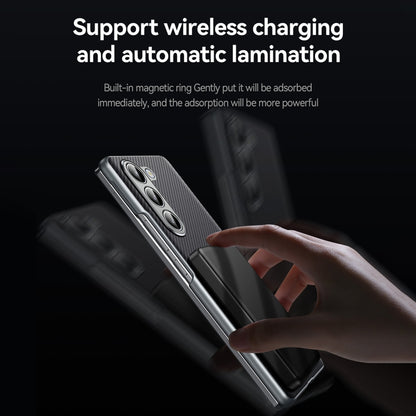 SULADA 600D Kevlar Texture PC Shockproof Phone Case, For Samsung Galaxy Z Fold6, For Samsung Galaxy Z Fold5, For Samsung Galaxy Z Fold4