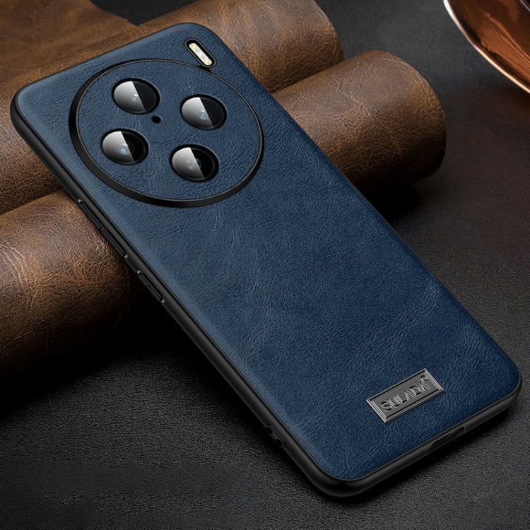 SULADA Shockproof TPU + Handmade Leather Phone Case