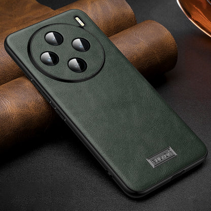 SULADA Shockproof TPU + Handmade Leather Phone Case