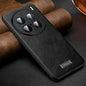 SULADA Shockproof TPU + Handmade Leather Phone Case