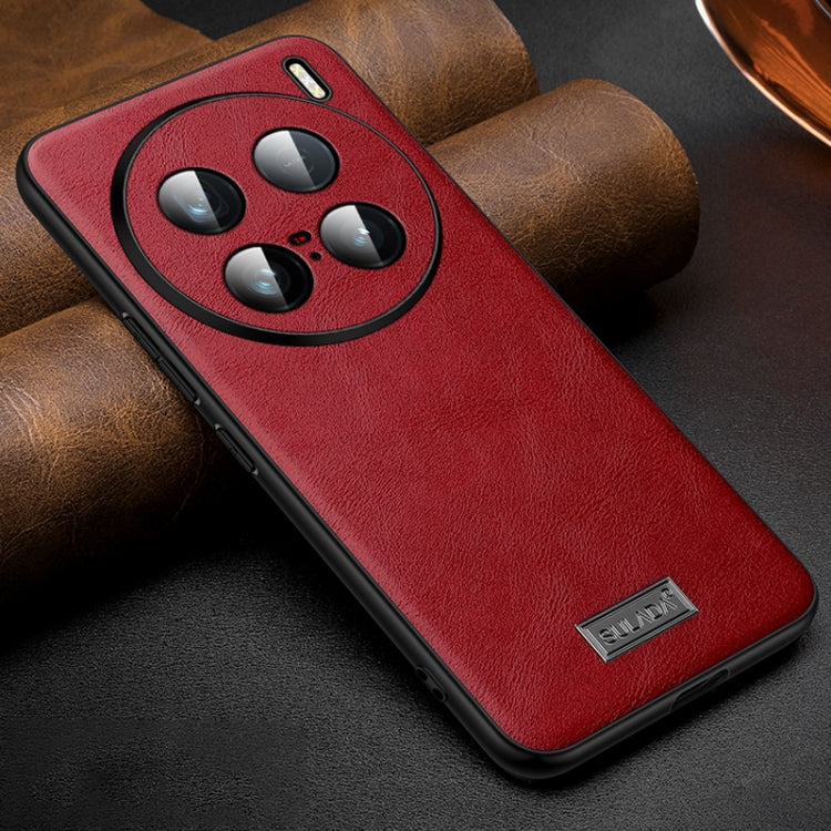 SULADA Shockproof TPU + Handmade Leather Phone Case