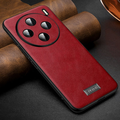 SULADA Shockproof TPU + Handmade Leather Phone Case