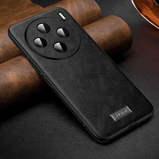 SULADA Shockproof TPU + Handmade Leather Phone Case