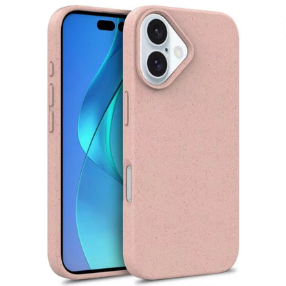 Wheat Straw TPU Phone Case, For iPhone 16 Pro, For iPhone 16 Plus, For iPhone 16