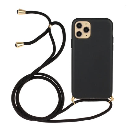 Wheat Straw Material + TPU Phone Case with Lanyard, For iPhone 16 Pro Max, For iPhone 16 Pro, For iPhone 16 Plus