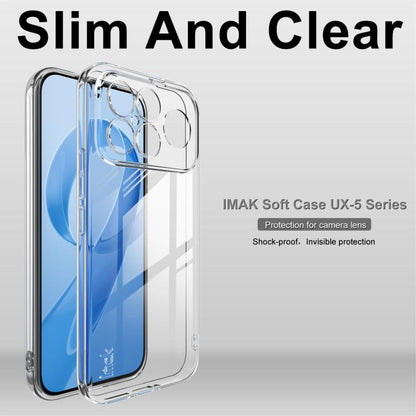 imak UX-5 Series Super Slim Transparent Shockproof TPU Protective Case, For Redmi K90 Pro Max / Poco F8 Ultra 5G, For Redmi K90 / Poco F8 Pro 5G, For Redmi 15C 5G/4G EU 173mm/Poco C85 5G, For Redmi 15 5G Global / 15 4G SEA 169.5mm����������������������...