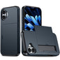 Shockproof Armor Phone Case with Card Slot, For iPhone 16 Plus, For iPhone 16