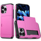 Shockproof Armor Phone Case with Card Slot, For iPhone 16 Pro, For iPhone 16 Plus