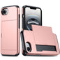 Shockproof Armor Phone Case with Card Slot, For iPhone 17e / 16e, For iPhone 17 Pro Max
