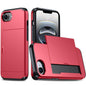 Shockproof Armor Phone Case with Card Slot, For iPhone 17e / 16e, For iPhone 17 Pro Max