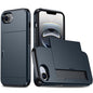 Shockproof Armor Phone Case with Card Slot, For iPhone 17e / 16e, For iPhone 17 Pro Max