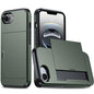 Shockproof Armor Phone Case with Card Slot, For iPhone 17e / 16e, For iPhone 17 Pro Max