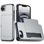 Shockproof Armor Phone Case with Card Slot, For iPhone 17e / 16e, For iPhone 17 Pro Max