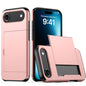 Shockproof Armor Phone Case with Card Slot, For iPhone Air, For iPhone 16 Pro Max