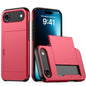 Shockproof Armor Phone Case with Card Slot, For iPhone Air, For iPhone 16 Pro Max