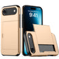 Shockproof Armor Phone Case with Card Slot, For iPhone Air, For iPhone 16 Pro Max