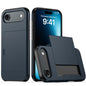 Shockproof Armor Phone Case with Card Slot, For iPhone Air, For iPhone 16 Pro Max
